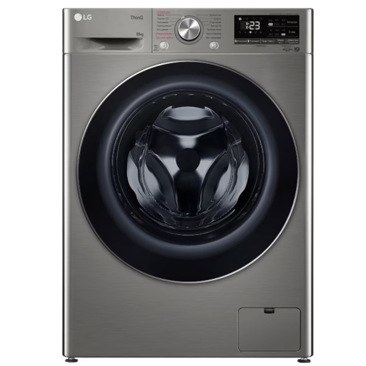 Стиральная машина LG F2V5PS2S 8 кг черный
